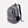 A backpack with a zipper, 2 external pockets, color gray color
