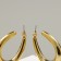 Earrings set 3 pairs "tenderness", white color in gold