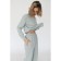 Knitwear trousers with an elastic band on the bottom, size 48