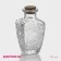 Glass jar for spices with a cork lid of the parf. Pattern ", 170 ml