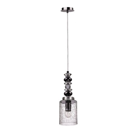 Suspended lamp Crystal Lux, Mateo 2400/201, E27, 1x60 W, 35x12x12 cm, chromium color