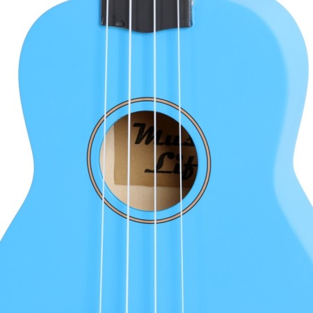 Set of Ukulelet Standard Blue: UKULELA, BELE, KAPODASTR-2