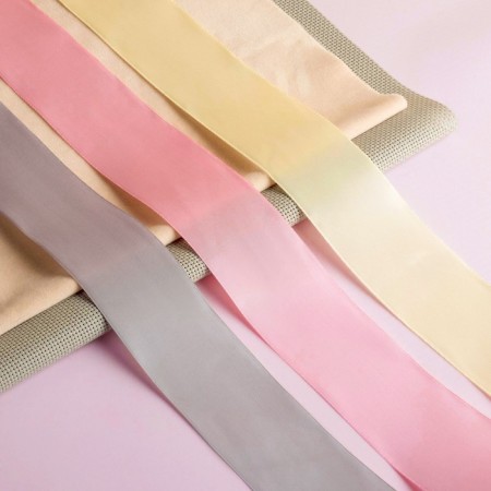 A set of satin ribbons “Warm Day”, 3 pcs, size 1 tape: 50 mm × 23 ± 1 m-1
