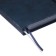 Dated 2025 diary, A5, 176 sheets of Escalada, a solid cover made of artificial leather, pancake embossing, lies, cream block 70 g/m2, blue