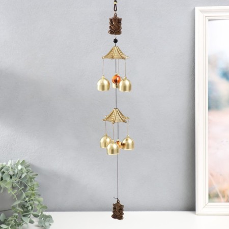 Wind Music Metal "Ganesha" 6 bells for bronze 42 cm