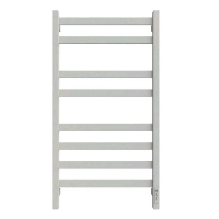 Electric towel Grois Bruno, 400x800 mm, 8 crossbars, lower, white