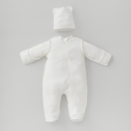 Set for discharge Winter Kinderlitto "Fluffy Bear", 5 items, height 56-62 cm, cappuccino color-1