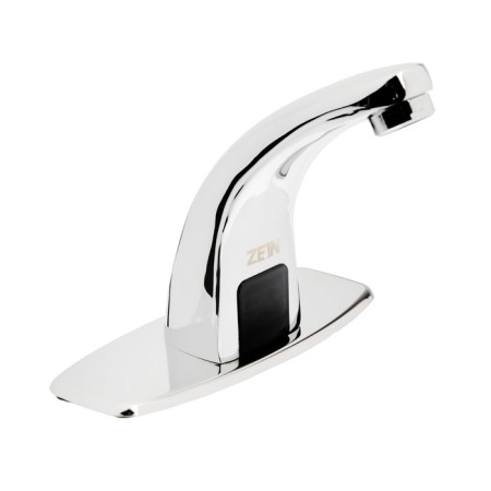 Sink mixer Zein ZC-012, sensory, brass, chrome