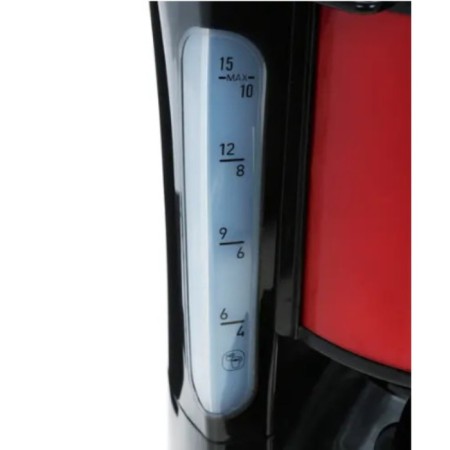 TEFAL CM 361E38, drip, 1000 watts, 1.25 l, black and red-5