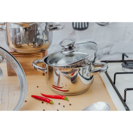 Magistro klimena stainless steel pan, 1.7 l, lid-durglog, plum nose, capsule, induction-8