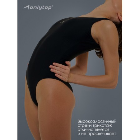 Sports swimsuit onlytop, size XS (42), black color-9