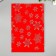 A set of decorative felt with glitter "snowflakes" (8 sheets), 20x30 cm, 1.4 mm