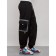 Sports male trousers, size 56, black color