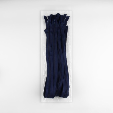 Lightning "Spiral", No. 5, detachable, automatic lock, 80 cm, dark blue color-2