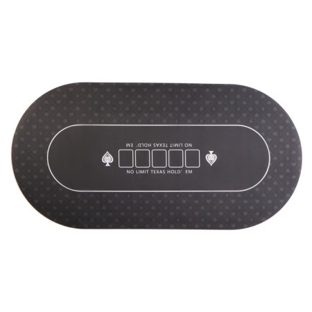 Cloth for poker, rubberized, 120 x 60 cm, thickness 3 mm, black-2