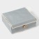 Organizer for storage with a lid LadOM "Francesca", 35 × 30 × 12 cm, the color of a gray-blue