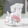 Souvenir Polystone Snowel Angel with roses MIX 10x9.5x6.8 cm