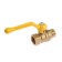 Ball the gas "Optima" gas, internal/outer thread 1/2 ", lever