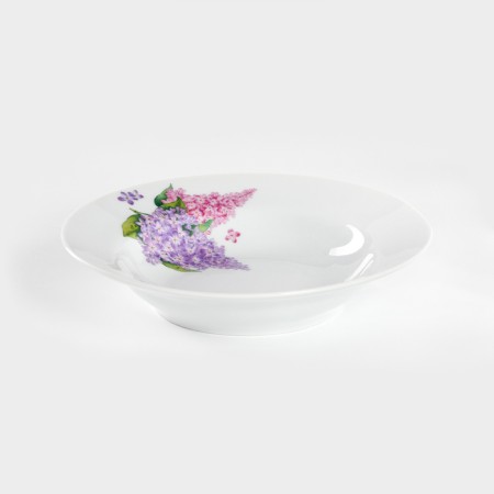 Porcelain Porcelain “Lilac”, 230 ml, D = 20 cm, white