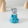 Polystone souvenir "Snake in a hat with hare ears" 3.5x6 cm