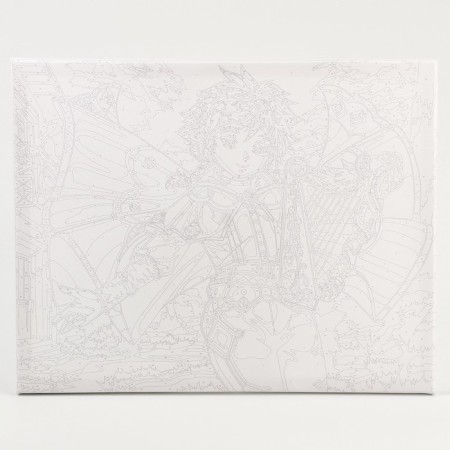 Picture on numbers on a canvas with a subframe "Arphist", 40 x 50 cm-3