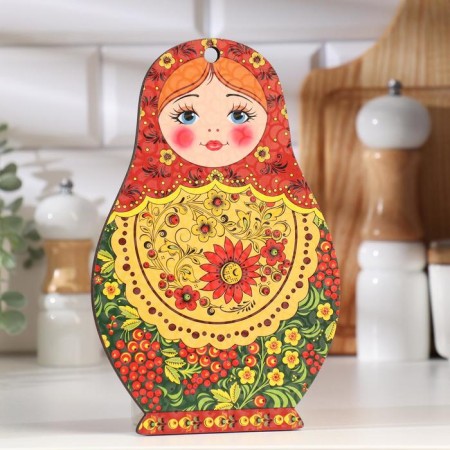 Board of cutting souvenir "nesting doll", 14.9 × 23 cm-1