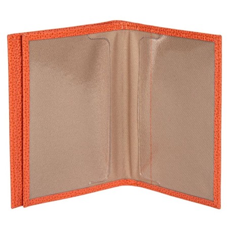 Cover for auto documents, department for passport, cards, color orange-1