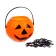 Joke candidate with spider "pumpkin"