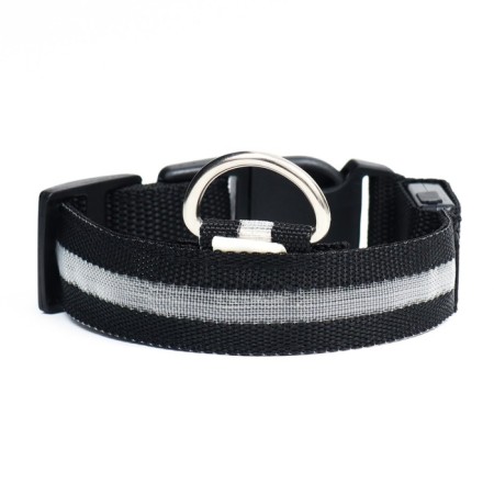 Collar with backlight size XL, Osh 52-60 x 2.5 cm, 3 glow modes black-4