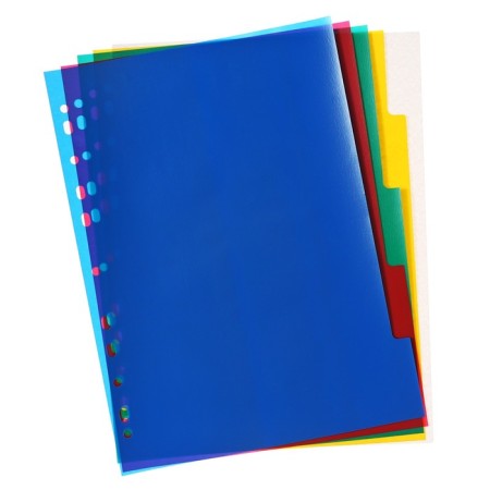 A set of A4 Office-2000 sheets, 5 sheets without indexation, color, plastic 120 μm-1
