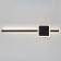 Sconces Citilux "Steg" CL203411, 12.5x61.5 cm, 1x17W, LED, Black Color Black
