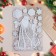Stickers on the windows "New Year" Santa Claus, 48x24 cm