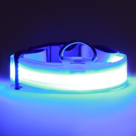 Collar with backlight size S, Osh 35-43 x 2.5 cm, 3 glow glow modes-3