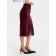Skirt with a female section, minku, burgundy color, size 44