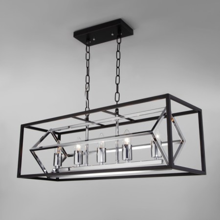 Suspended lamp in the Loft Crate, 60W, E27, 80x25 cm