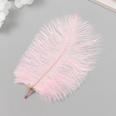 Decorative ostriches "Pink marshmallow" h = 15-20 cm