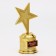 Cup Award Figure: Star of a cast “well done” gold, plastic, 16 x 6 cm.