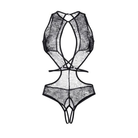 Erotic body Erolata, from a lace canvas, black color, size 46-48-9