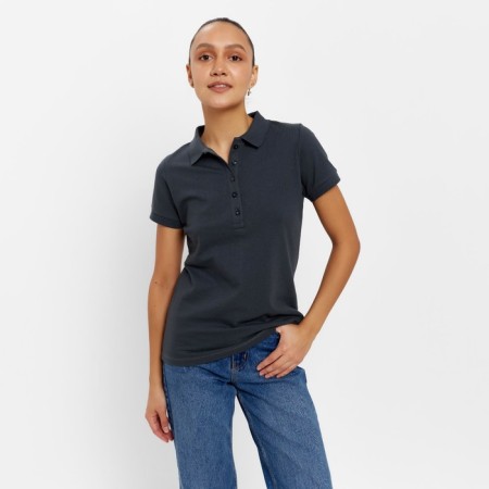 T-shirt (Polo) Women's Minaku Regular Fit: Graphite color, river 48-4