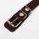 Triple leather collar, with a pen, 57 x 2.5 cm, Osh 35-45 cm, brown