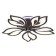 LED ceiling LED with Ambrella Light, Original, Fa544, 5XLED, 104 W, 7800LUM, 3000-6400K, Coffee color