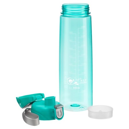Water bottle, 800 ml, "ivi", turquoise-2