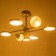 Chandelier 1851/7 LED 72W 3000-6000K black and gold 79x77x43 cm Bayerlux