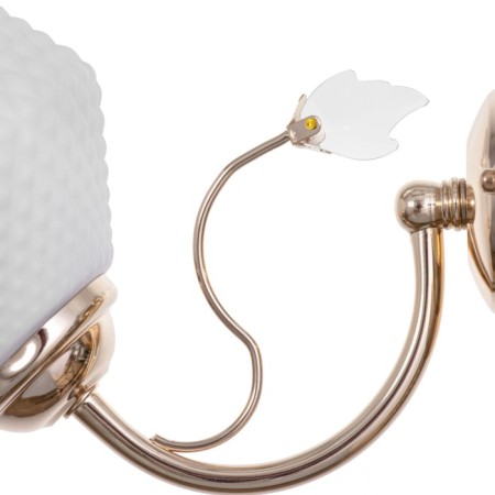 Bra "Ariel" 1x40W E27 White-gold 18x15x18 cm.-8