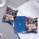 Postcard "Happy anniversary! 60" embossing, congregre, brown tone, 19x29 cm