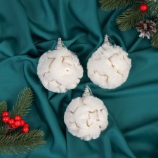 Set of balls plastic D-8 cm, 3 pcs 