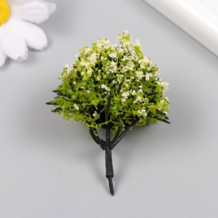 Artificial plant for creativity plastic "Blossoming apple tree" 6 cm