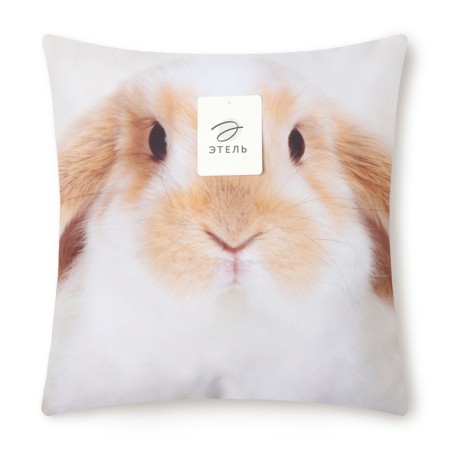 Decorative Ethel Pillow "Rabbit" 40x40 cm, Gabardin, 100% p/e-5