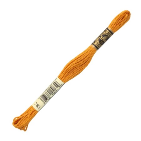 The threads of the DMC 117 (783), 12 pcs. packaged