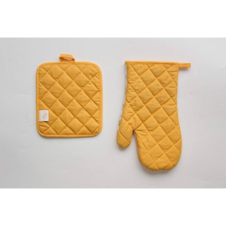 Kitchen set No. 10: Take, mittens, towel 38x63 cm-3